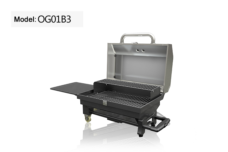Oven charcoal folding grill