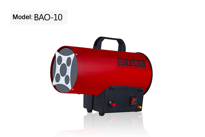 Gas heater BAO series mechanical and electronic models